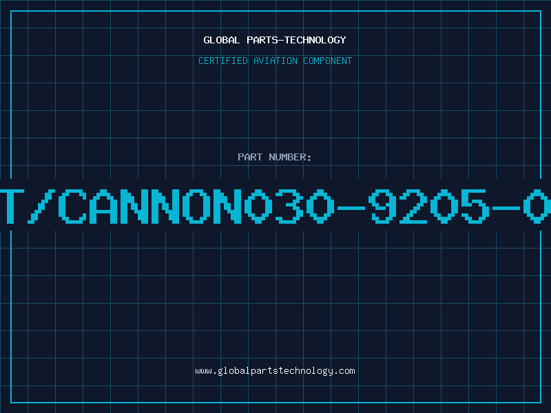 Aviation Part ITT/CANNON030-9205-007
