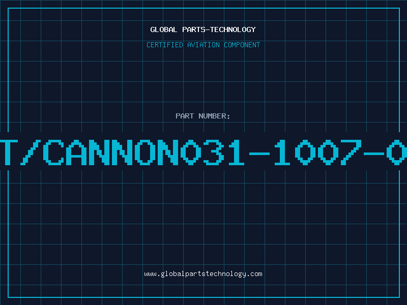 Aviation Part ITT/CANNON031-1007-000