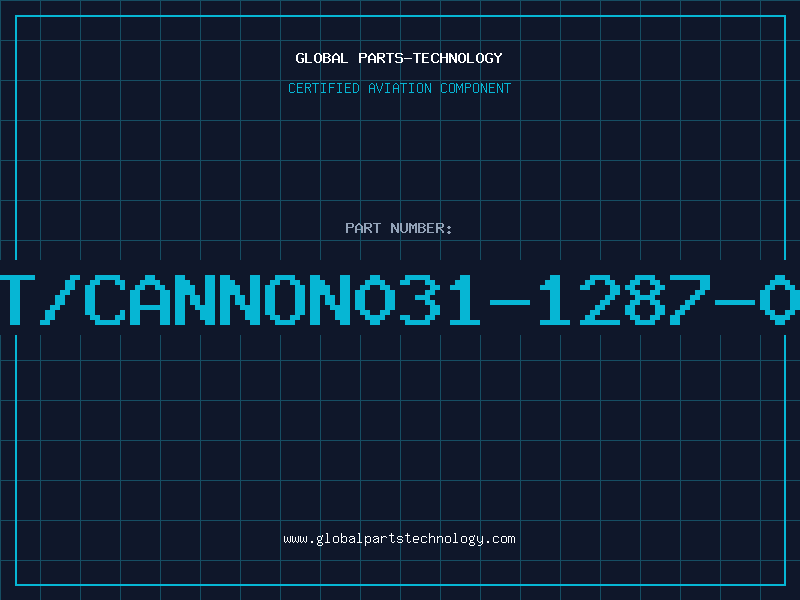 Aviation Part ITT/CANNON031-1287-000