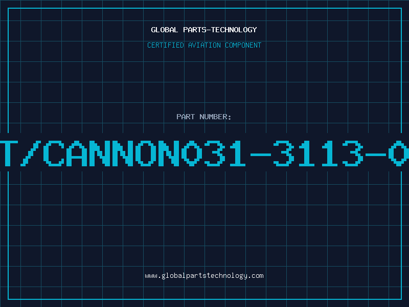Aviation Part ITT/CANNON031-3113-005