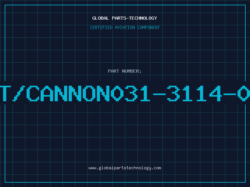 Aviation Part ITT/CANNON031-3114-006