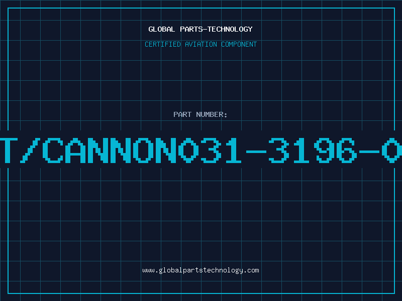 Aviation Part ITT/CANNON031-3196-008