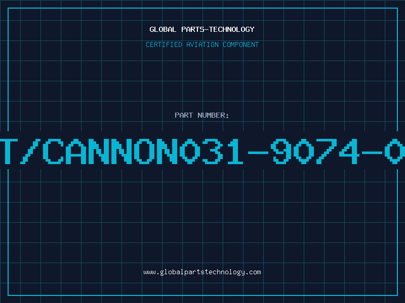 Aviation Part ITT/CANNON031-9074-001