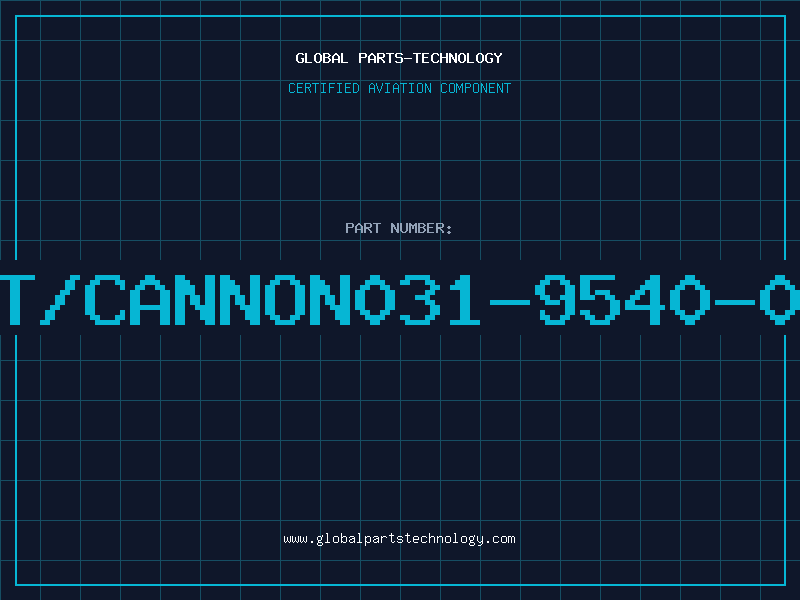 Aviation Part ITT/CANNON031-9540-000