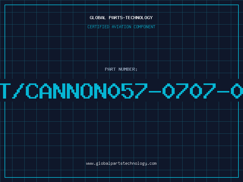 Aviation Part ITT/CANNON057-0707-001