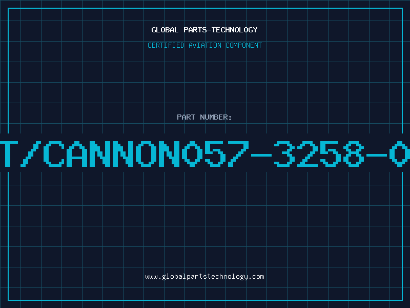 Aviation Part ITT/CANNON057-3258-000