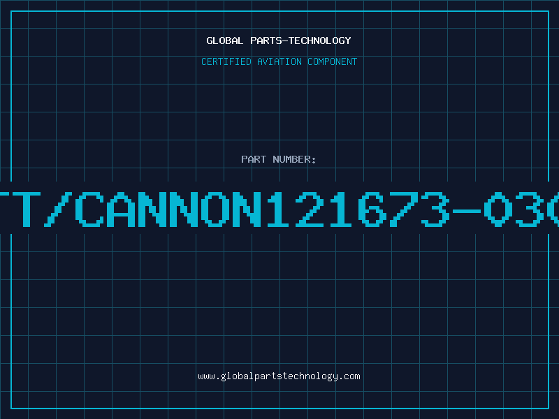 Aviation Part ITT/CANNON121673-0301