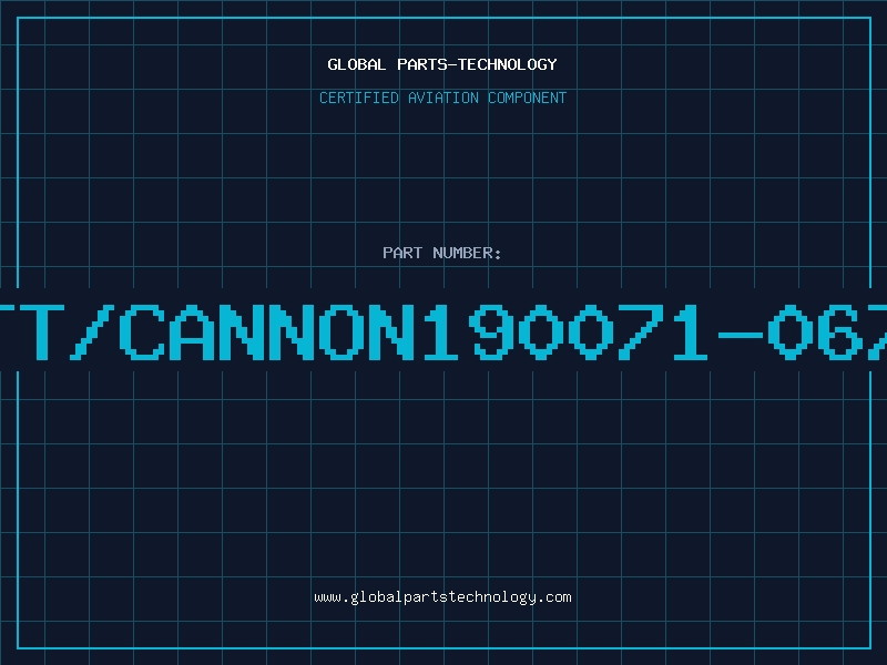 Aviation Part ITT/CANNON190071-0670