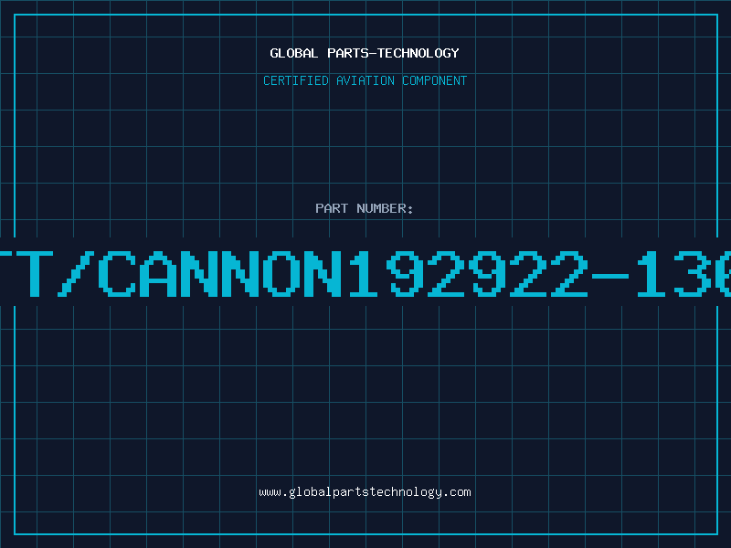 Aviation Part ITT/CANNON192922-1360