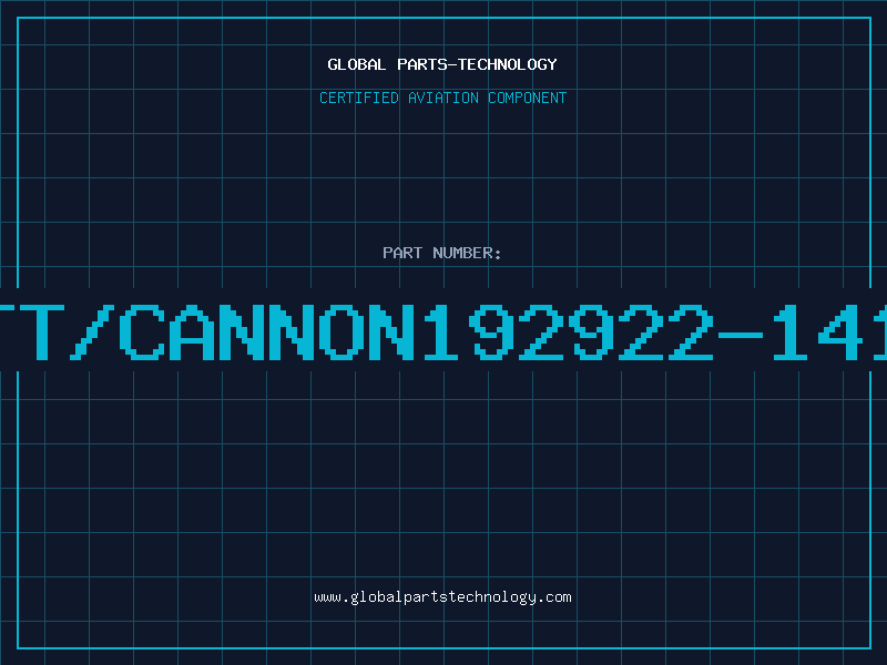 Aviation Part ITT/CANNON192922-1410