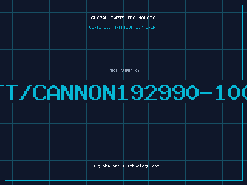 Aviation Part ITT/CANNON192990-1000