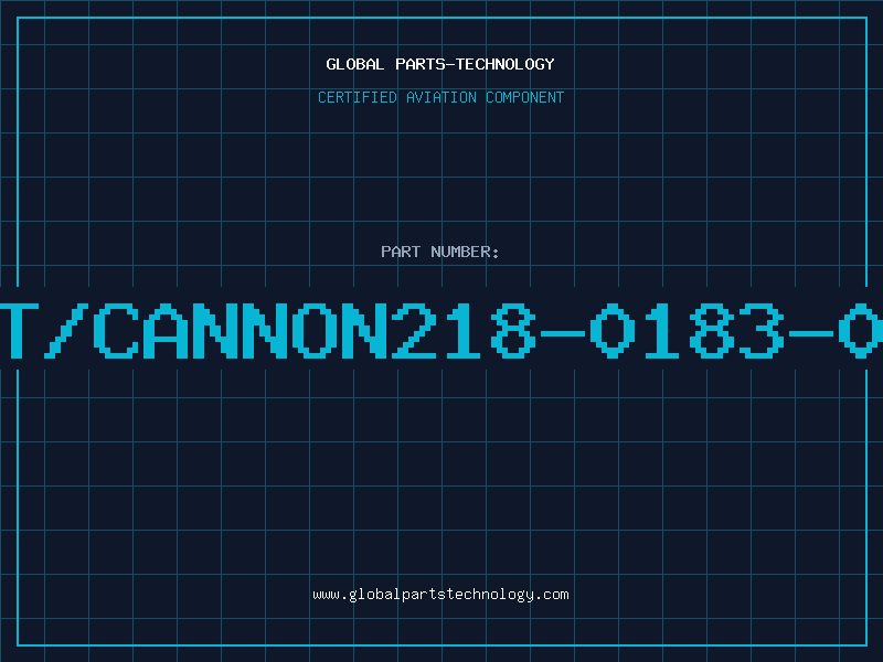 Aviation Part ITT/CANNON218-0183-000