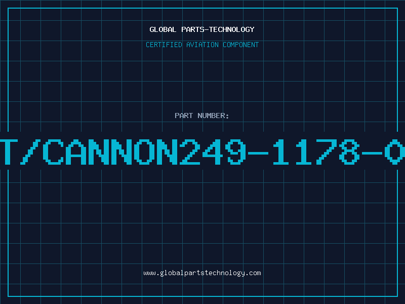 Aviation Part ITT/CANNON249-1178-001