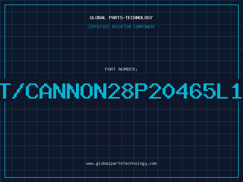 Aviation Part ITT/CANNON28P20465L102