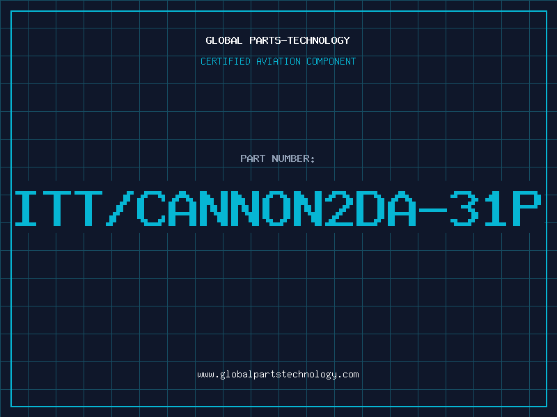 Aviation Part ITT/CANNON2DA-31P