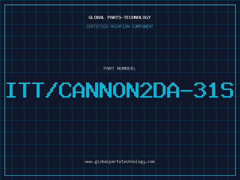 Aviation Part ITT/CANNON2DA-31S