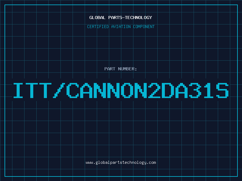 Aviation Part ITT/CANNON2DA31S