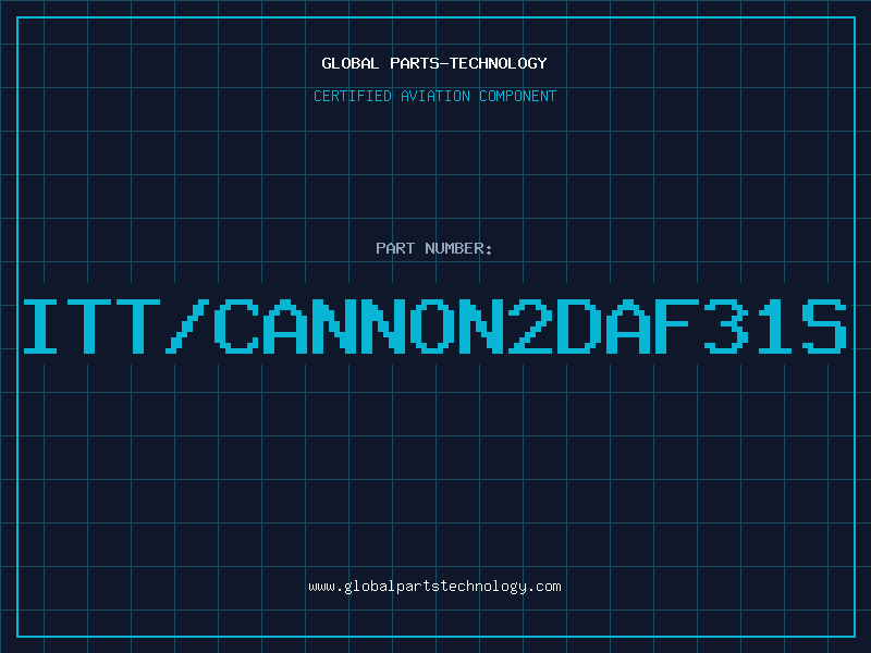 Aviation Part ITT/CANNON2DAF31S