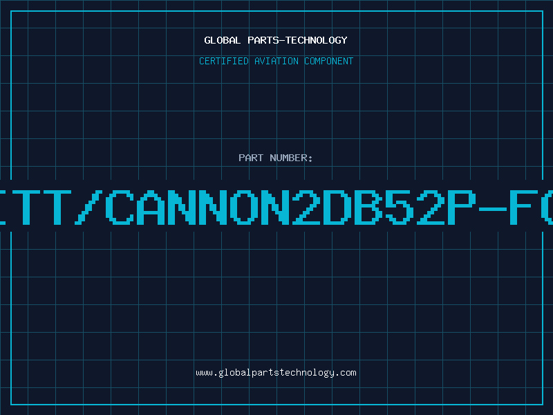 Aviation Part ITT/CANNON2DB52P-FO