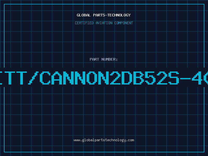 Aviation Part ITT/CANNON2DB52S-40