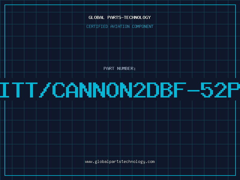 Aviation Part ITT/CANNON2DBF-52P