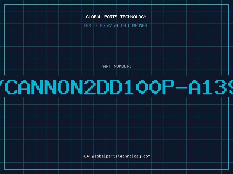 Aviation Part ITT/CANNON2DD100P-A139-FO