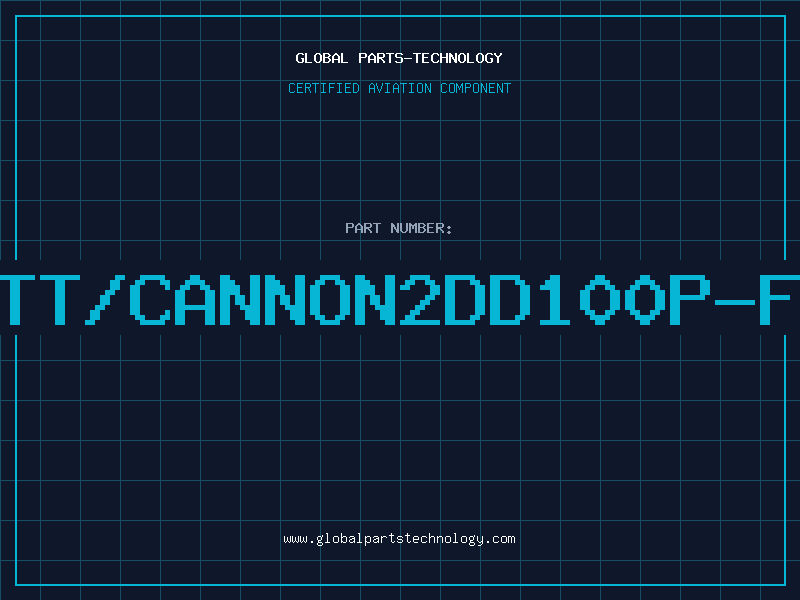 Aviation Part ITT/CANNON2DD100P-FO
