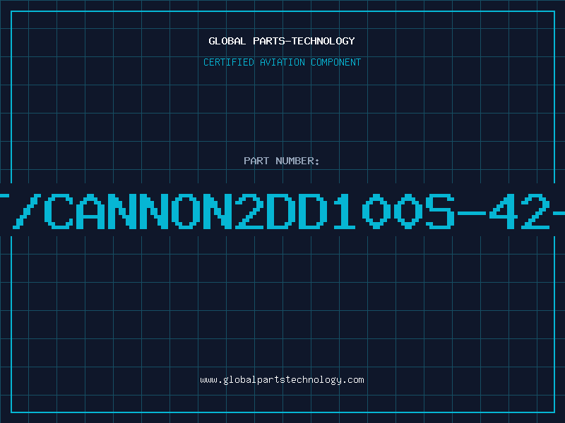 Aviation Part ITT/CANNON2DD100S-42-FO