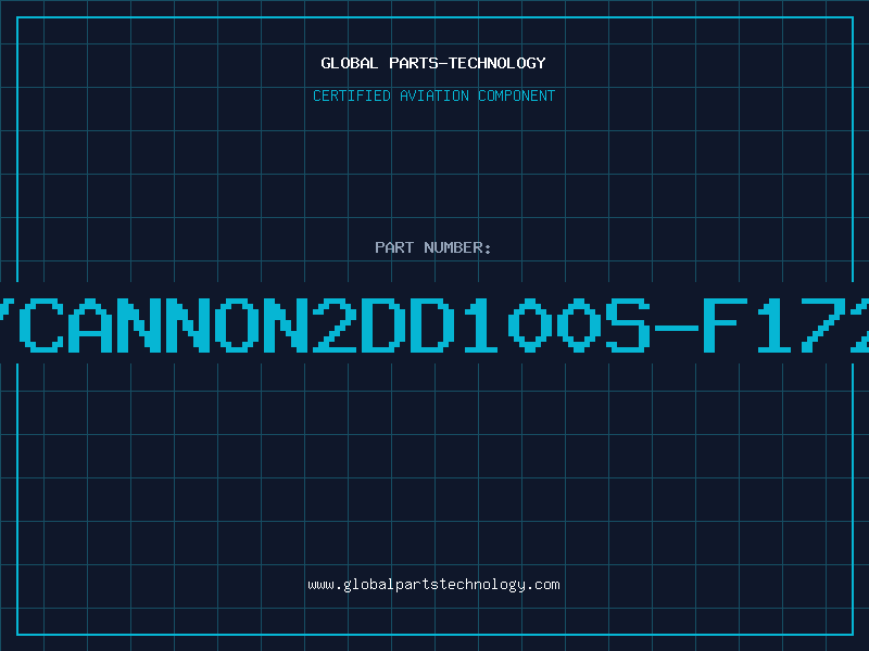 Aviation Part ITT/CANNON2DD100S-F172-FO