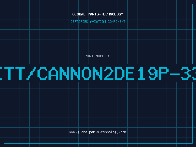 Aviation Part ITT/CANNON2DE19P-33