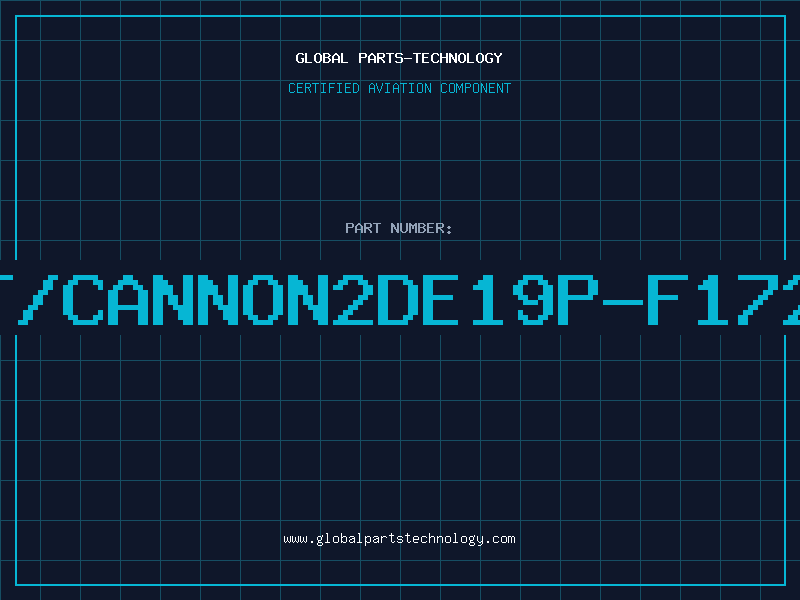 Aviation Part ITT/CANNON2DE19P-F172-4