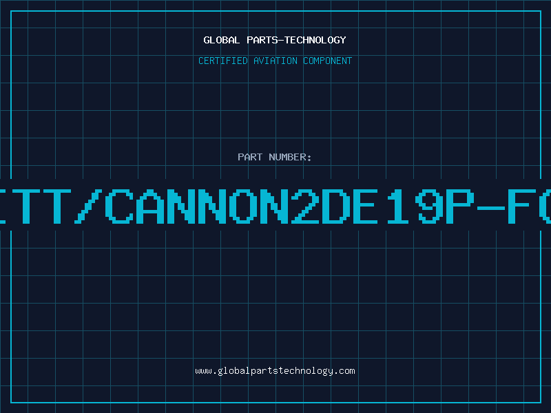 Aviation Part ITT/CANNON2DE19P-FO