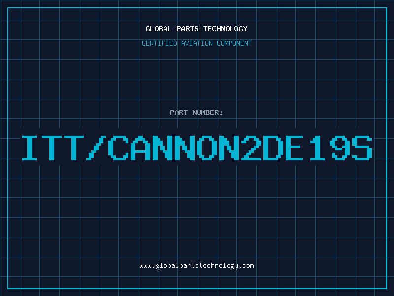Aviation Part ITT/CANNON2DE19S