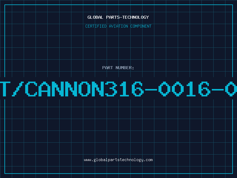Aviation Part ITT/CANNON316-0016-000