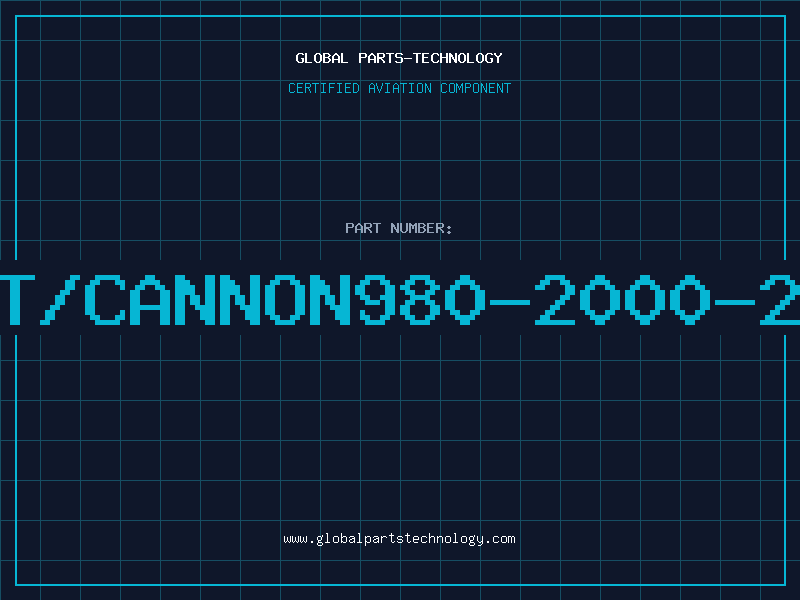 Aviation Part ITT/CANNON980-2000-257