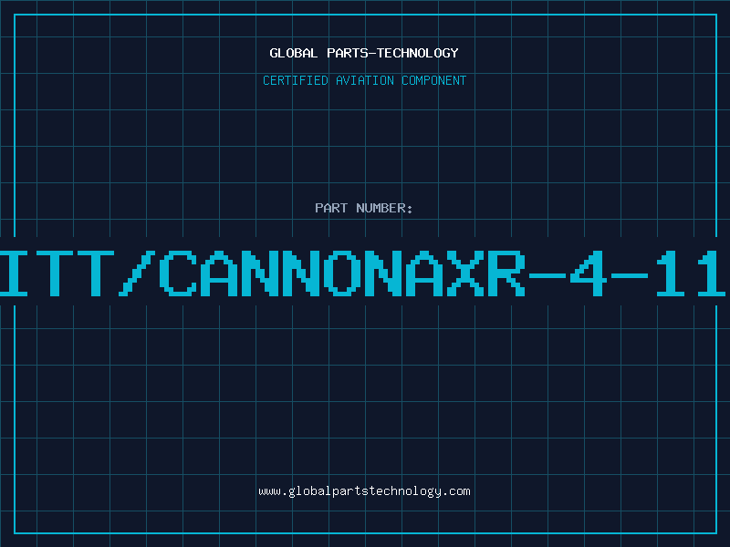 Aviation Part ITT/CANNONAXR-4-11