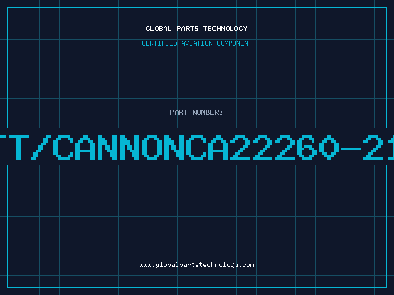 Aviation Part ITT/CANNONCA22260-213