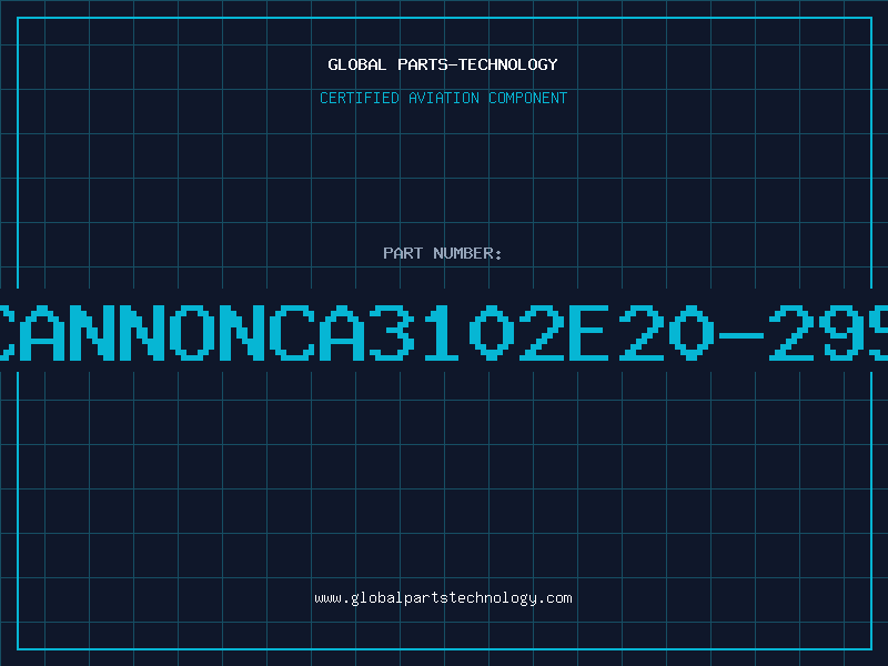 Aviation Part ITT/CANNONCA3102E20-29S-F80