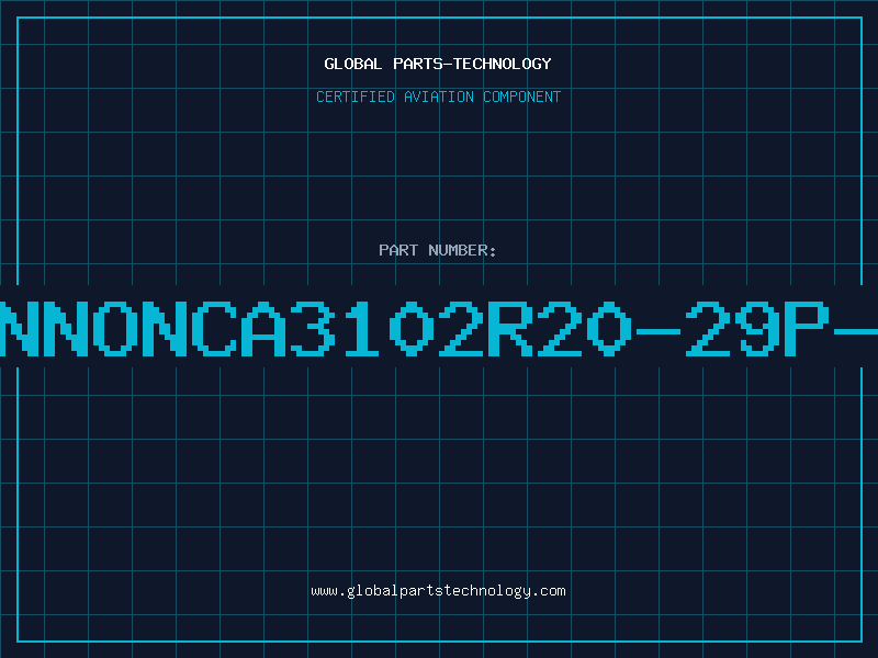 Aviation Part ITT/CANNONCA3102R20-29P-F80A95
