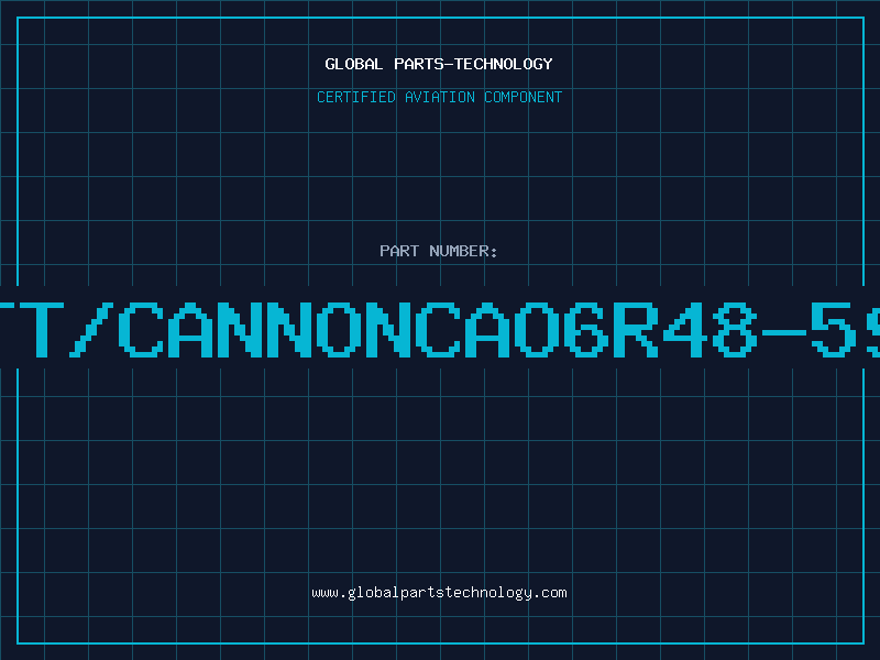 Aviation Part ITT/CANNONCAO6R48-5$W