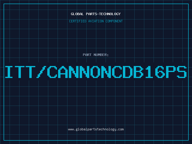 Aviation Part ITT/CANNONCDB16PS