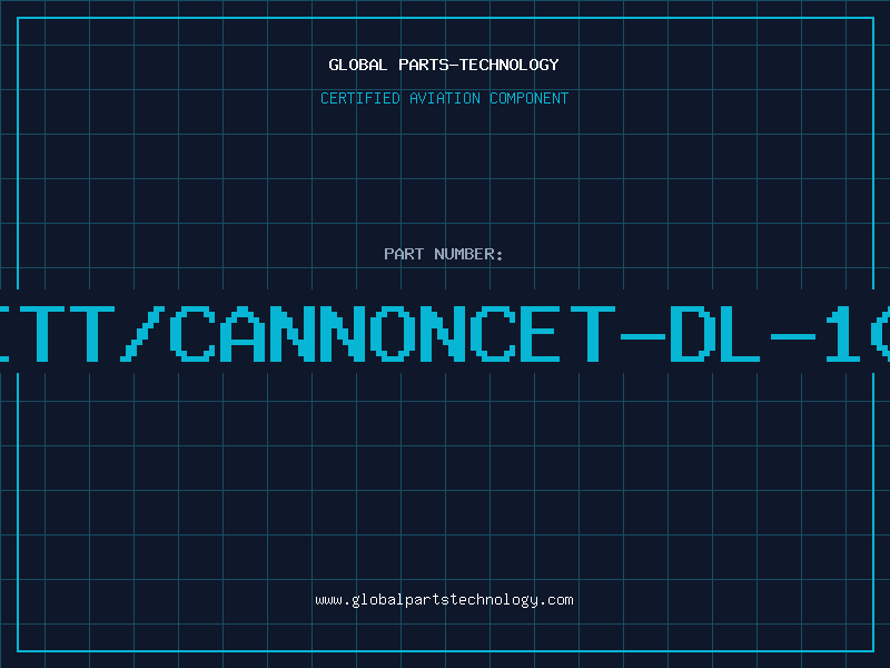 Aviation Part ITT/CANNONCET-DL-10
