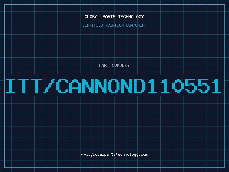 Aviation Part ITT/CANNOND110551