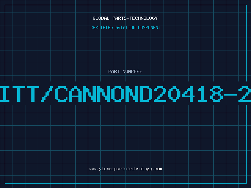 Aviation Part ITT/CANNOND20418-2