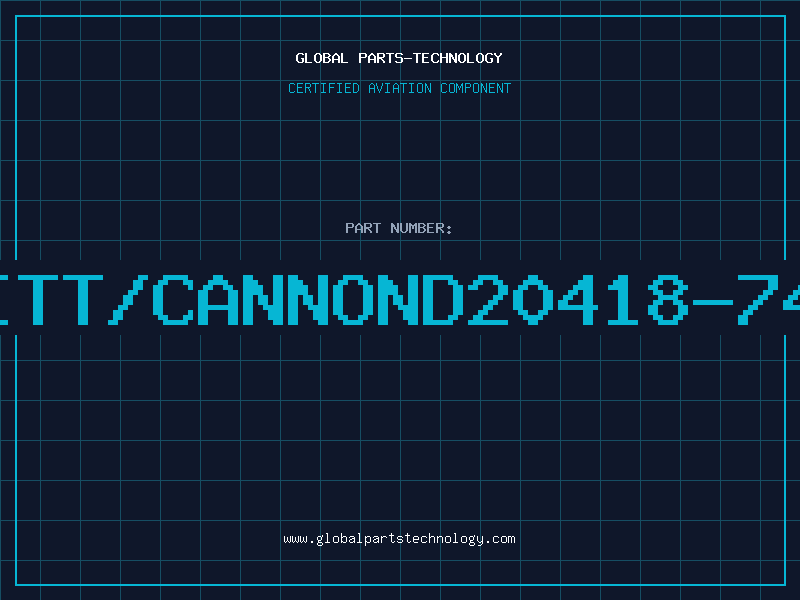 Aviation Part ITT/CANNOND20418-74