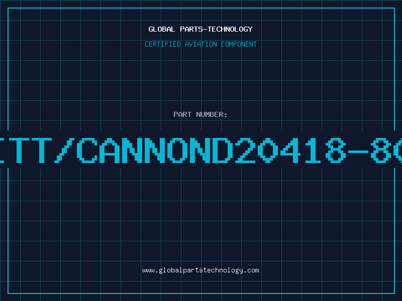 Aviation Part ITT/CANNOND20418-80