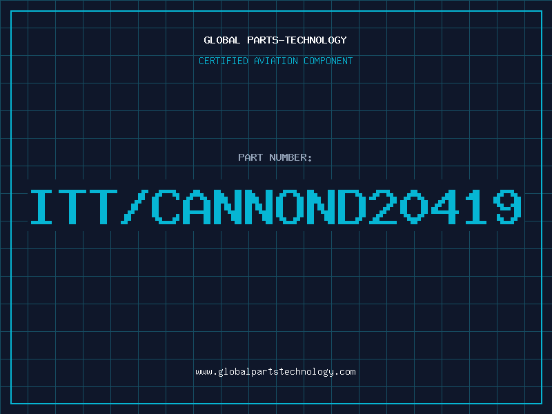Aviation Part ITT/CANNOND20419