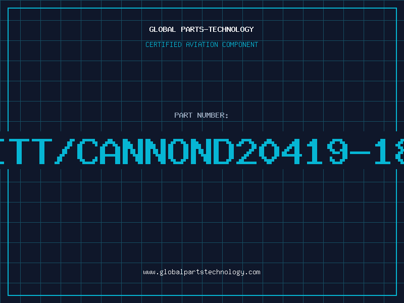 Aviation Part ITT/CANNOND20419-18