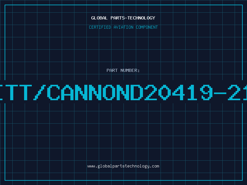 Aviation Part ITT/CANNOND20419-21