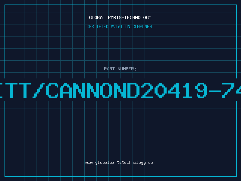 Aviation Part ITT/CANNOND20419-74